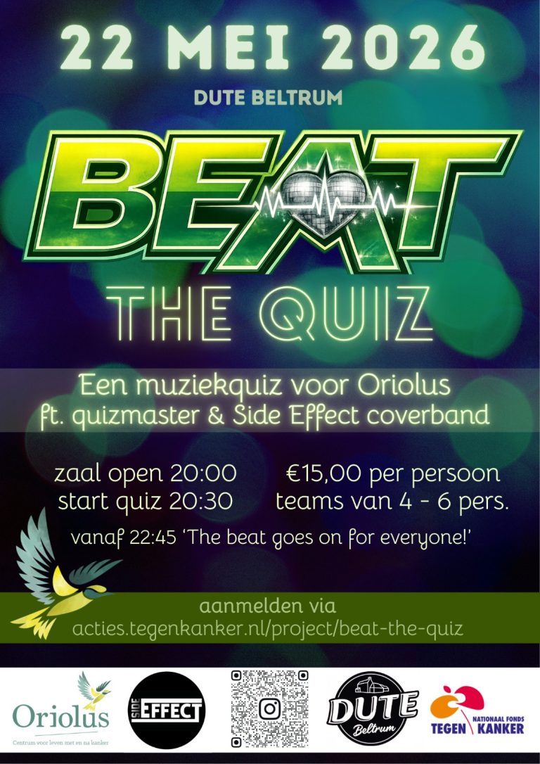 BELTRUM — Muziekquiz ‘Beat the Quiz’ zamelt geld in voor Oriolus