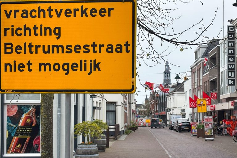GROENLO — Bouwwerkzaamheden legt deel centrum Groenlo tijdelijk stil