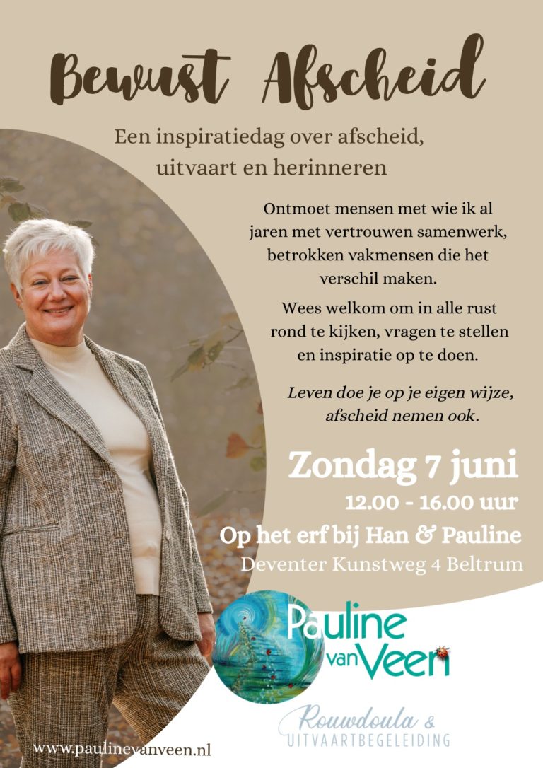 BELTRUM — Inspiratiemiddag Bewust Afscheid op erf in Beltrum