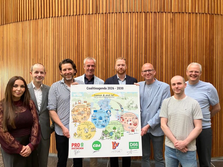 DOETINCHEM — Coalitie Doetinchem presenteert agenda ‘Samen en met lef’