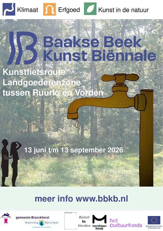 RUURLO / VORDEN — Eerste Baakse Beek Kunst Biënnale brengt kunst en klimaat samen tussen Ruurlo en Vorden