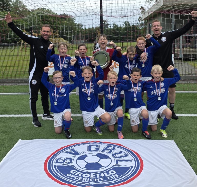 GROENLO — Grol JO11-5 verovert zilver op NK voor JO10-teams