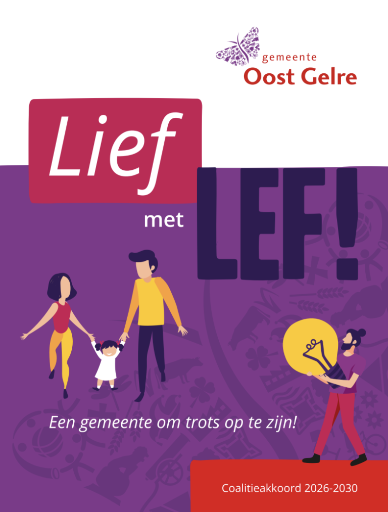 OOST GELRE — Coalitieakkoord Oost Gelre gepresenteerd onder motto ‘Lief met lef’