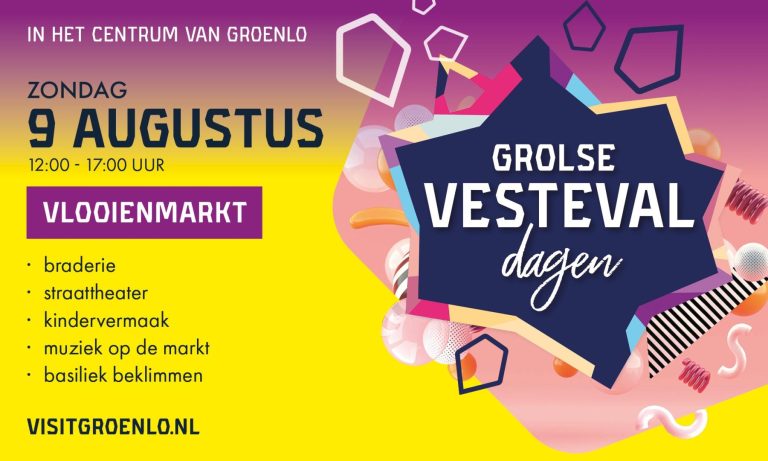 GROENLO — Groenlo organiseert Grolse Vesteval Dagen met braderie, straattheater en historische rondleidingen