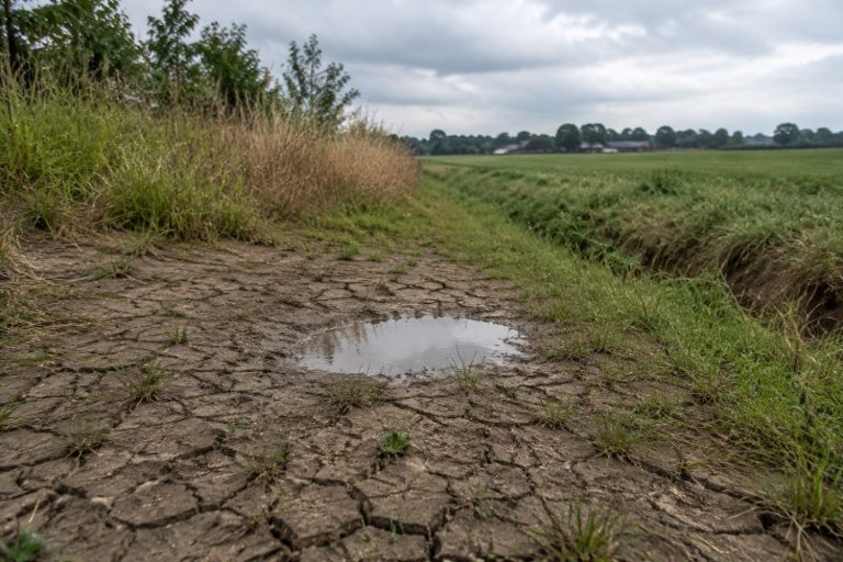 Droogte in Achterhoek houdt aan ondanks recente regenbuien