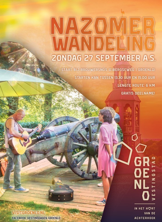GROENLO — Nazomerwandeling van zes kilometer door Groenlo met live muziek