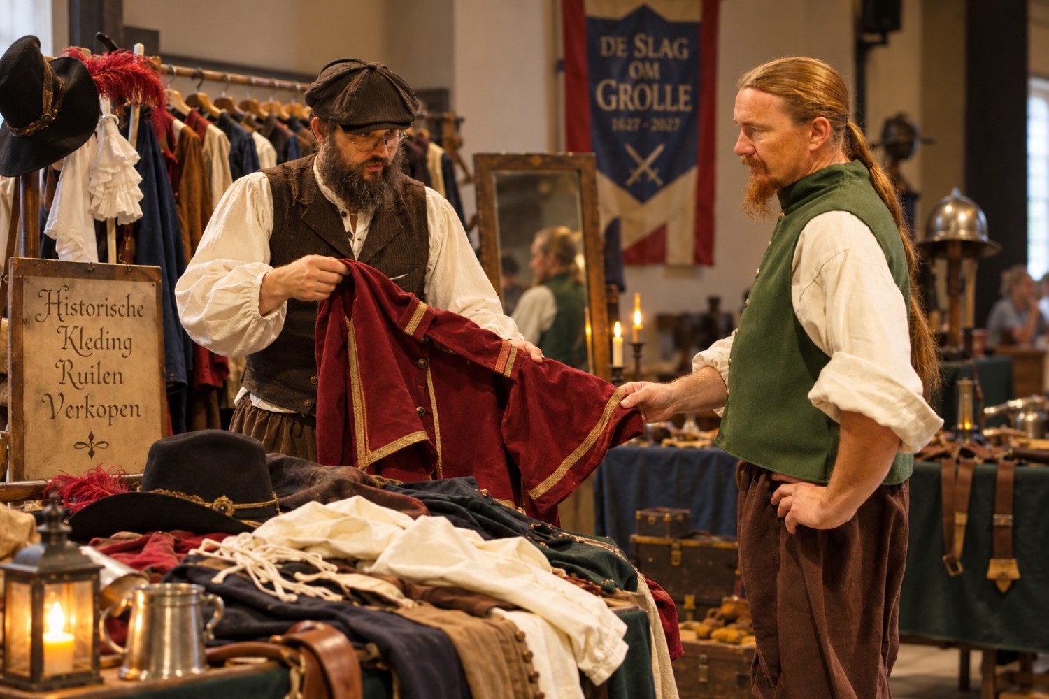 GROENLO — Kledingruilbeurs in Groenlo voor historische outfits rond Slag om Grolle