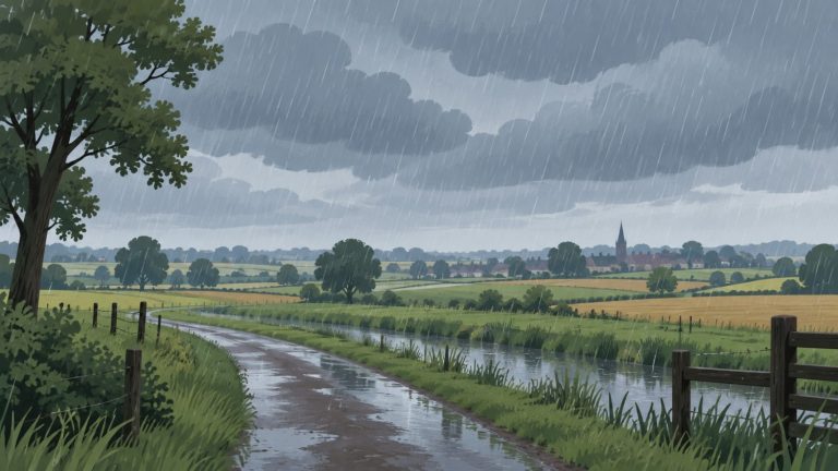 Weer Achterhoek: Regenachtig weer