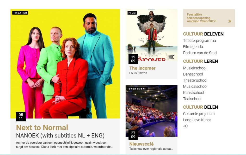 DOETINCHEM — Amphion opent theaterseizoen met driedaags programma