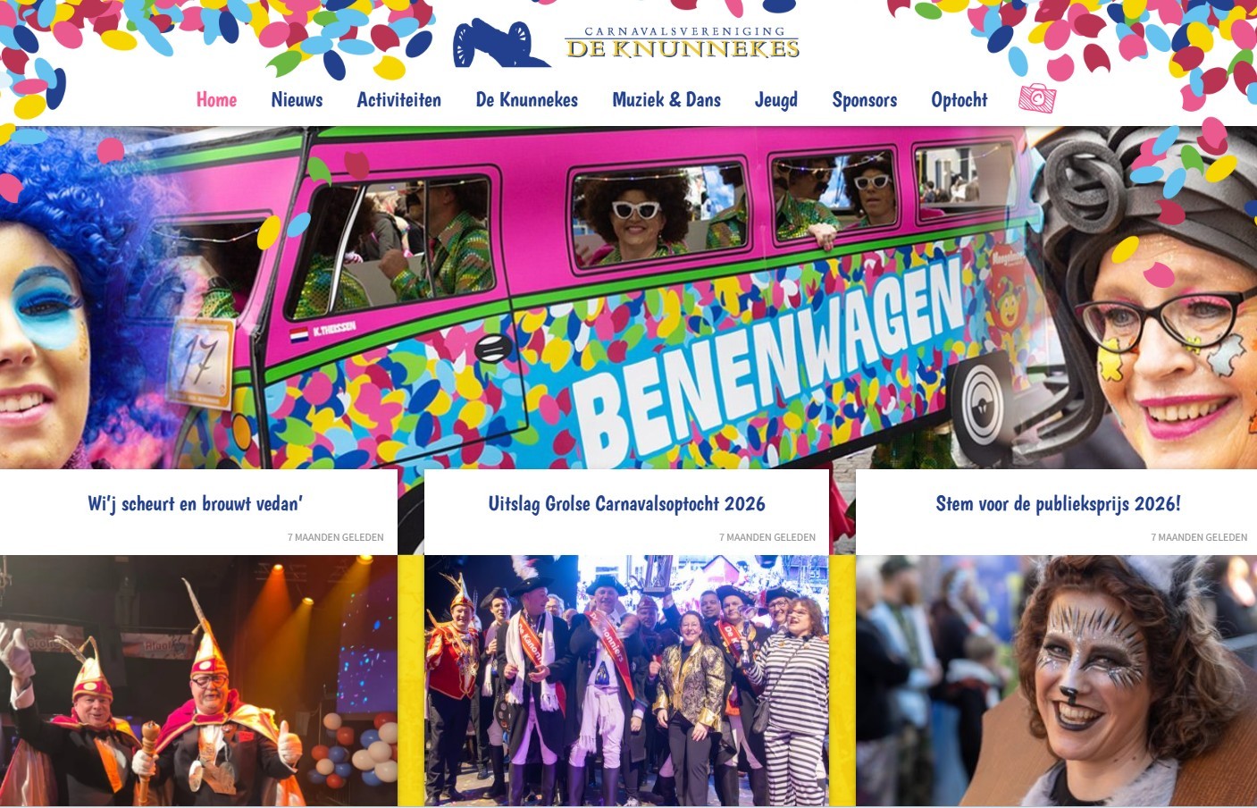 GROENLO — Carnavalsvereniging De Knunnekes maakt eerste data seizoen 2026-2027 bekend