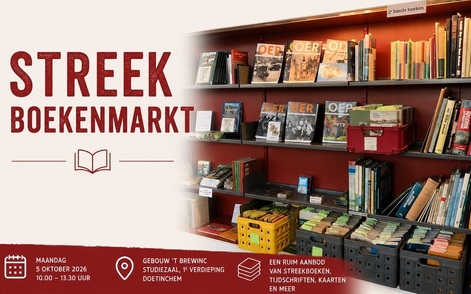 DOETINCHEM — Grote streekboekenmarkt in ’t Brewinc