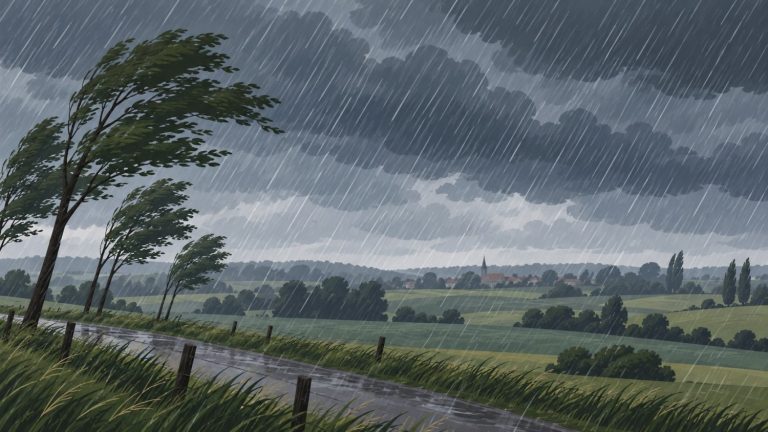 Weer Achterhoek: regen speelt vandaag een duidelijke rol