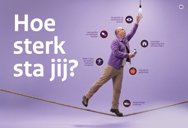 LANDELIJK — Een derde van de 65-plussers in Gelderland heeft verhoogd valrisico