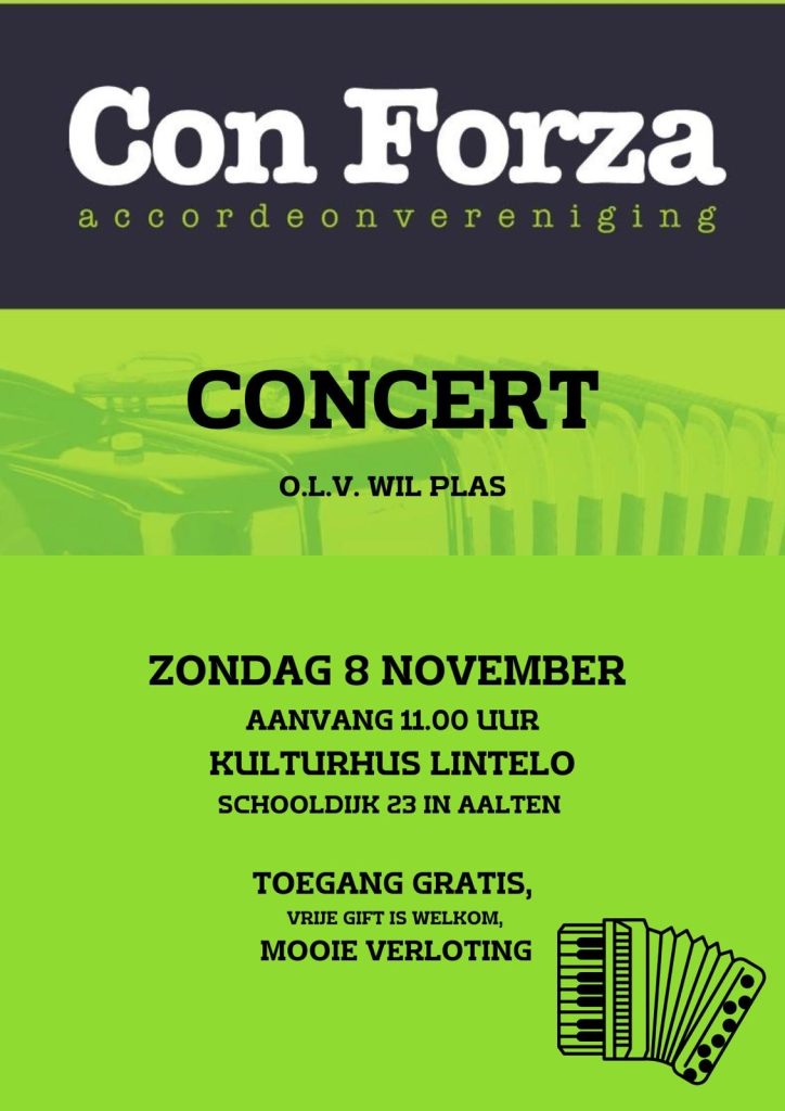 LINTELO — Con Forza geeft concert in Kulturhus Lintelo