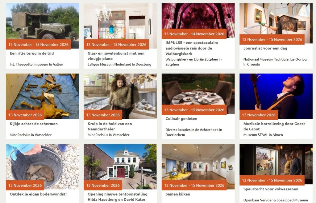 ACHTERHOEK — Museumweekend Achterhoek brengt cultuur naar Oost Gelre en omgeving