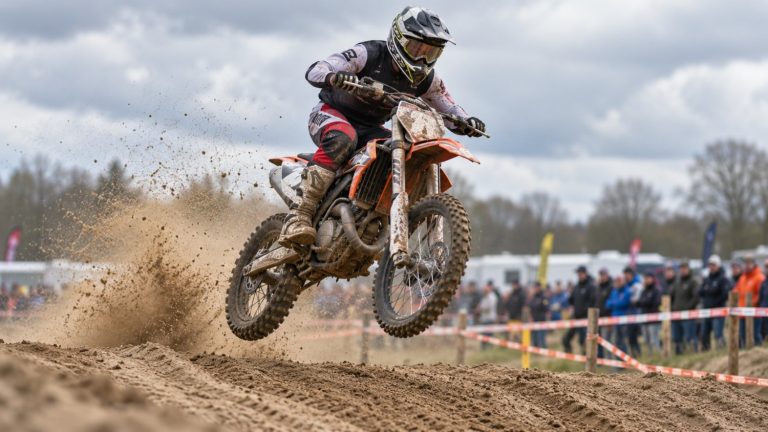 VALKENSWAARD / GROENLO — Boris Blanken Nederlands kampioen motorcross in de 500cc