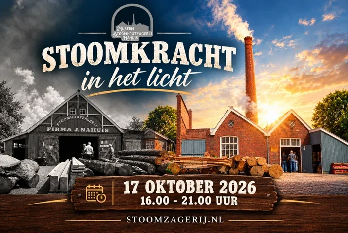 GROENLO — Groenlo maakt stoomhoutzagerij zichtbaar tijdens avondopening
