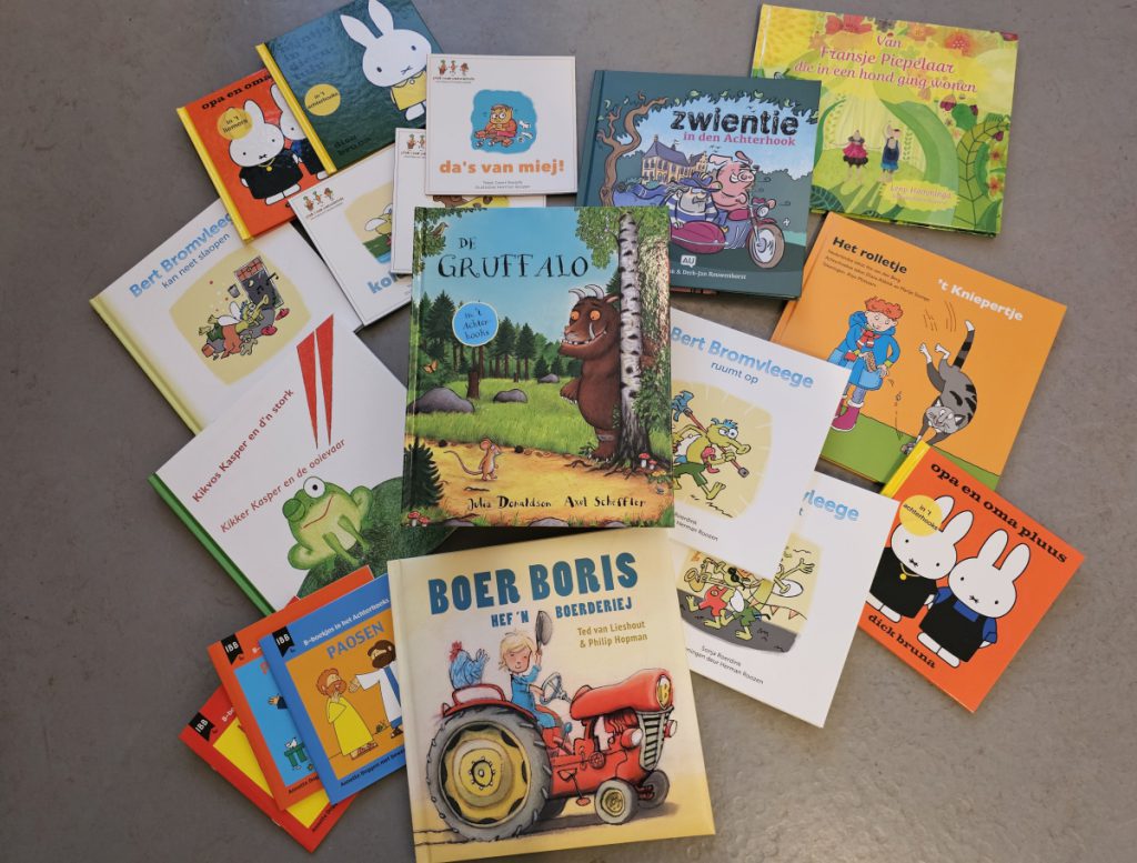 De collectie kinderboeken in streektaal groeit